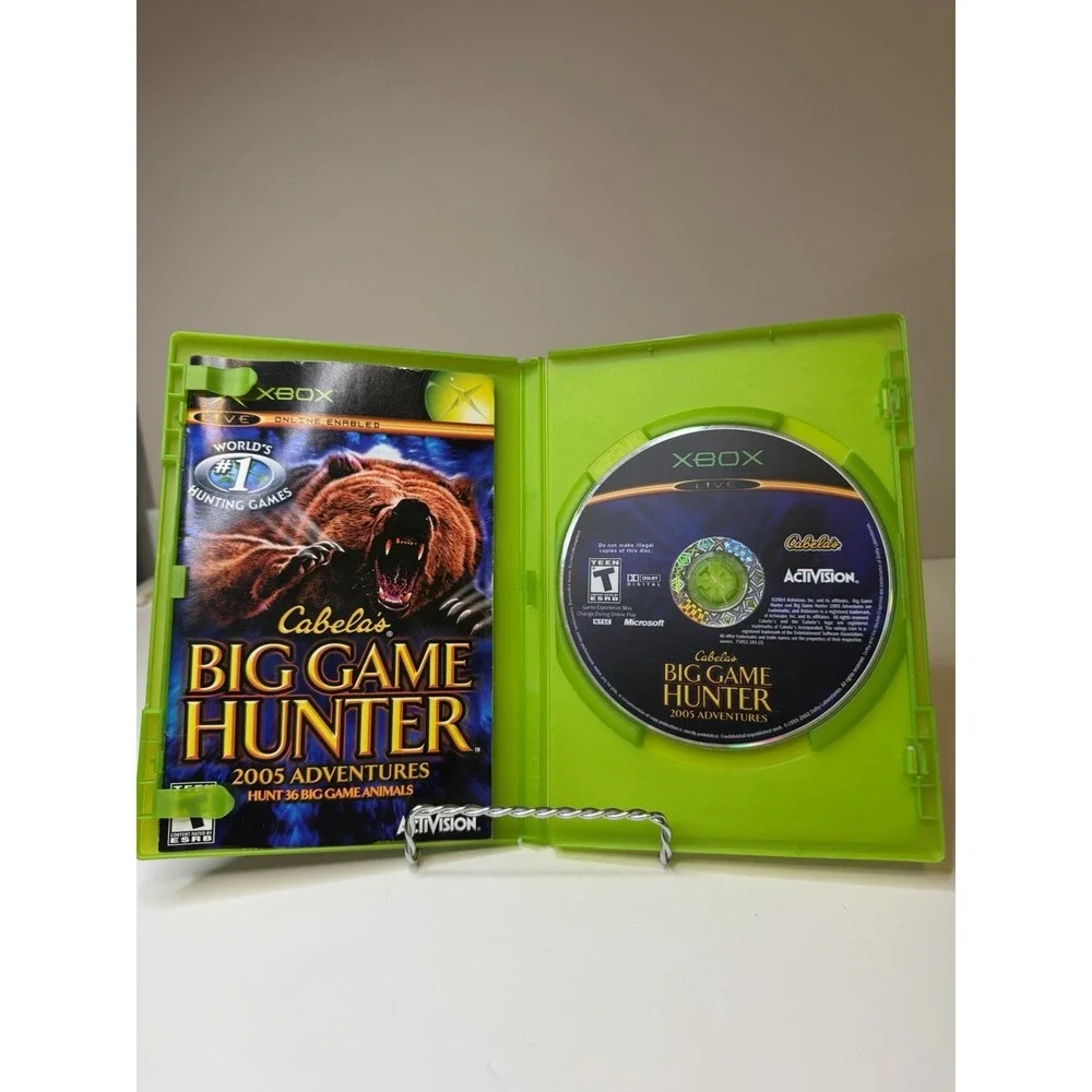 Cabela's Big Game Hunter: 2005 Adventures (Microsoft Xbox) Complete